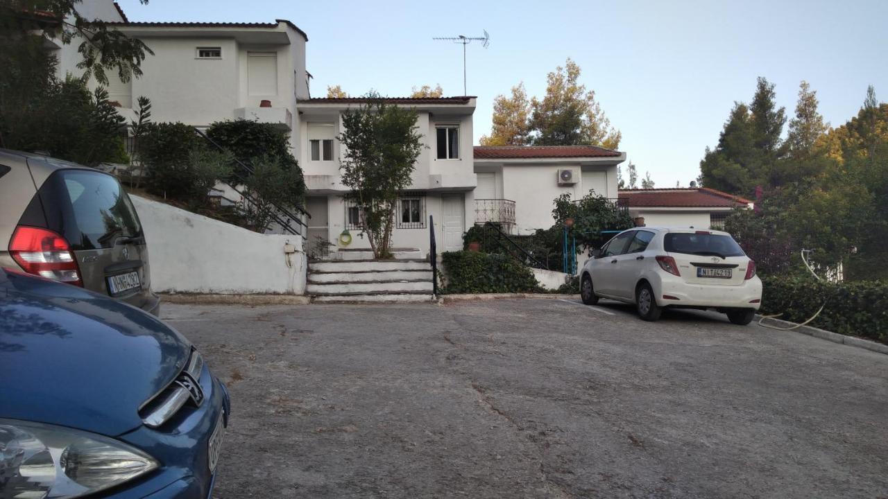 Вилла 2-Bed Maisonette In Pine Forest, 250M From Beach Between Skala Fourka And Siviri Скала-Фуркас Экстерьер фото